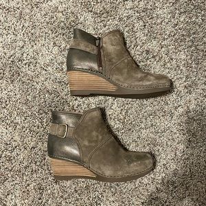 Wedge Ankle Booties